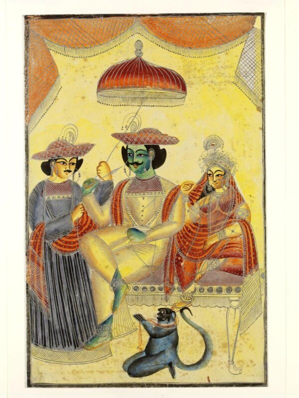 Rama, Sita, Lakshmana and Hanuman