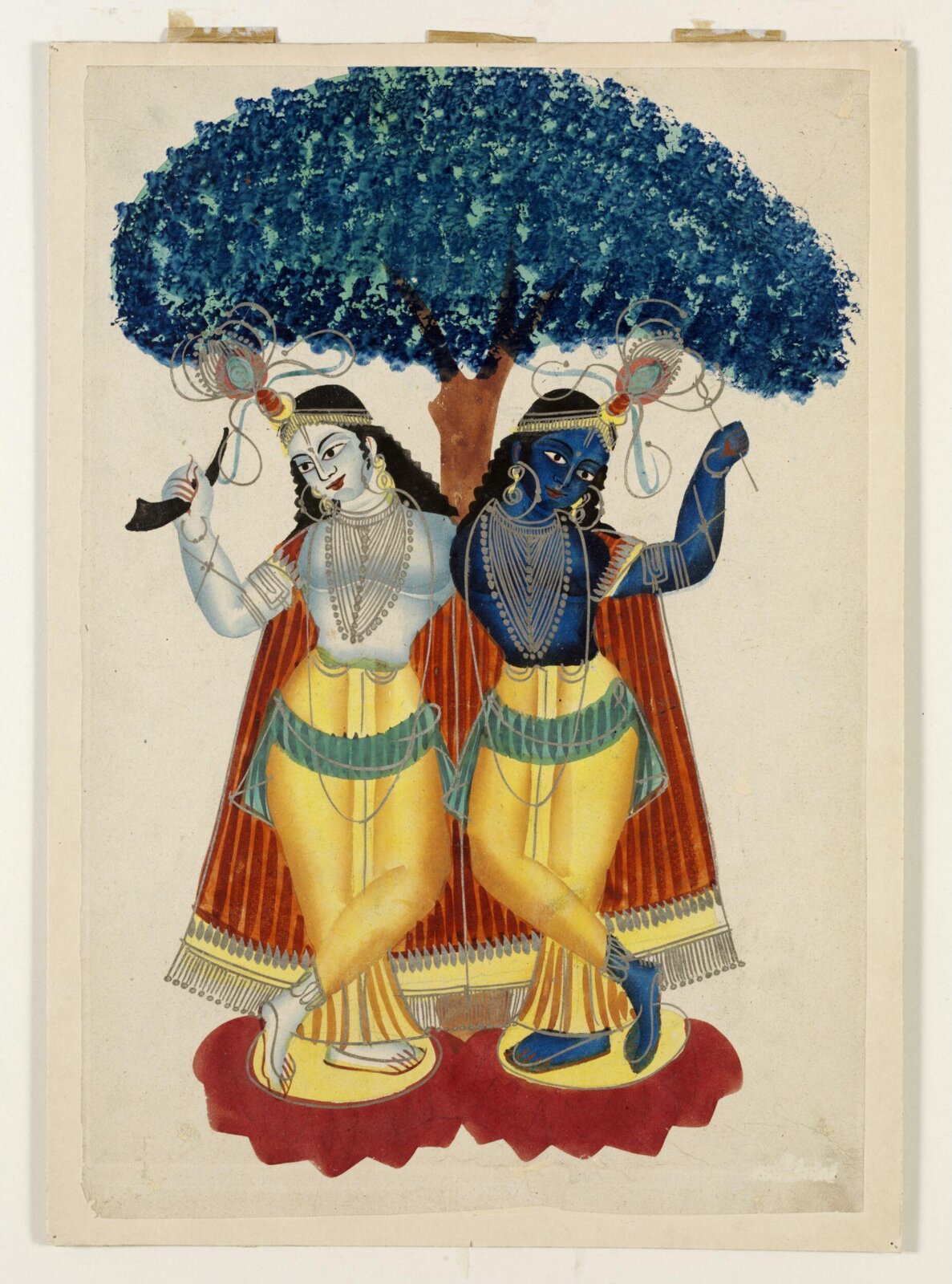 Krishna and Balarama, ca. 1855 - ca. 1860