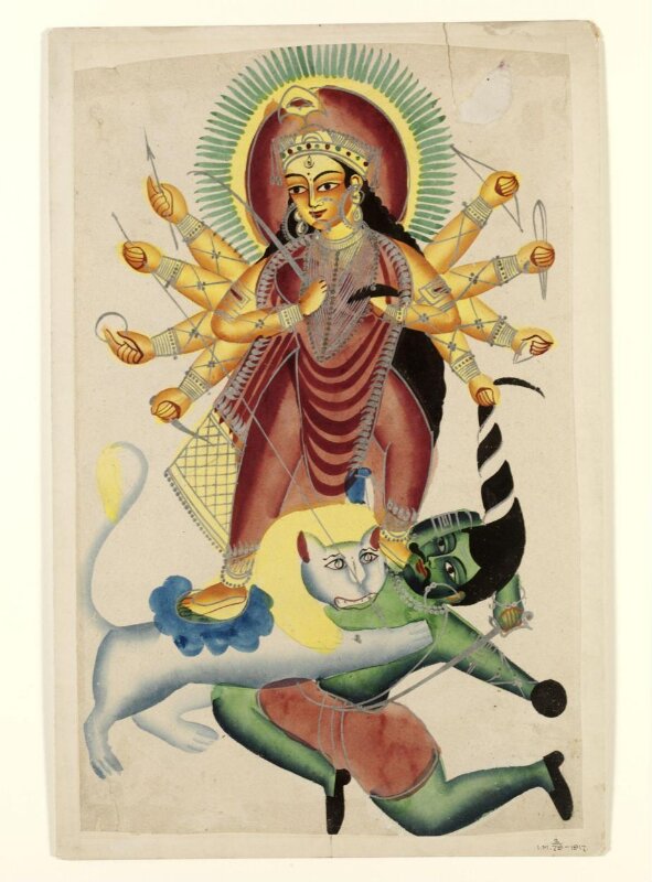 Durga and Mahishasura