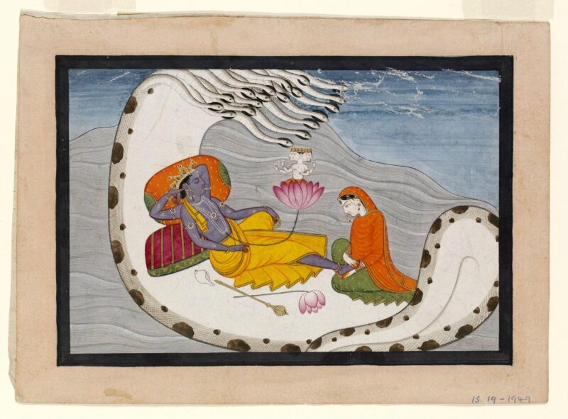 Vishnu and Lakshmi 