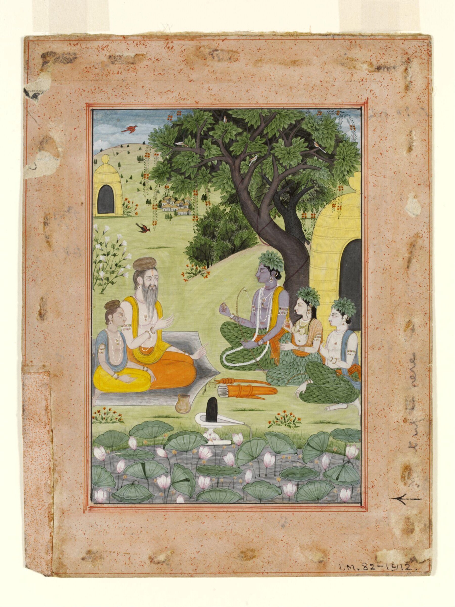Rama, Sita and Lakshmana, ca. 1830