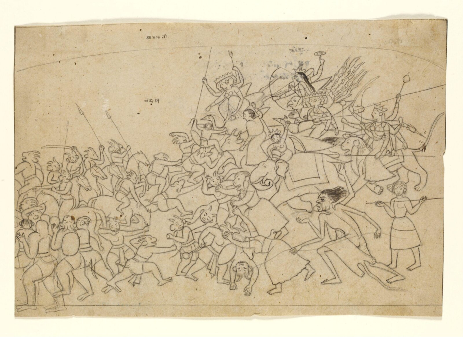 Kali and Durga, ca. 1760