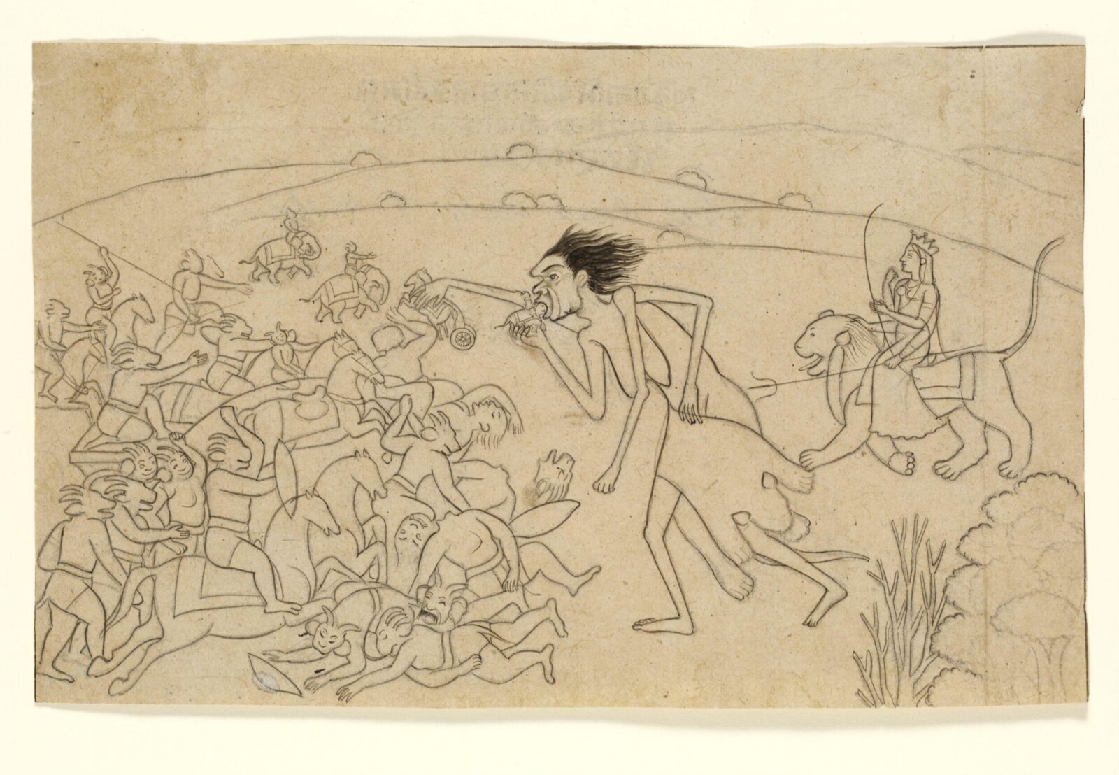 Kali and Durga, ca. 1760
