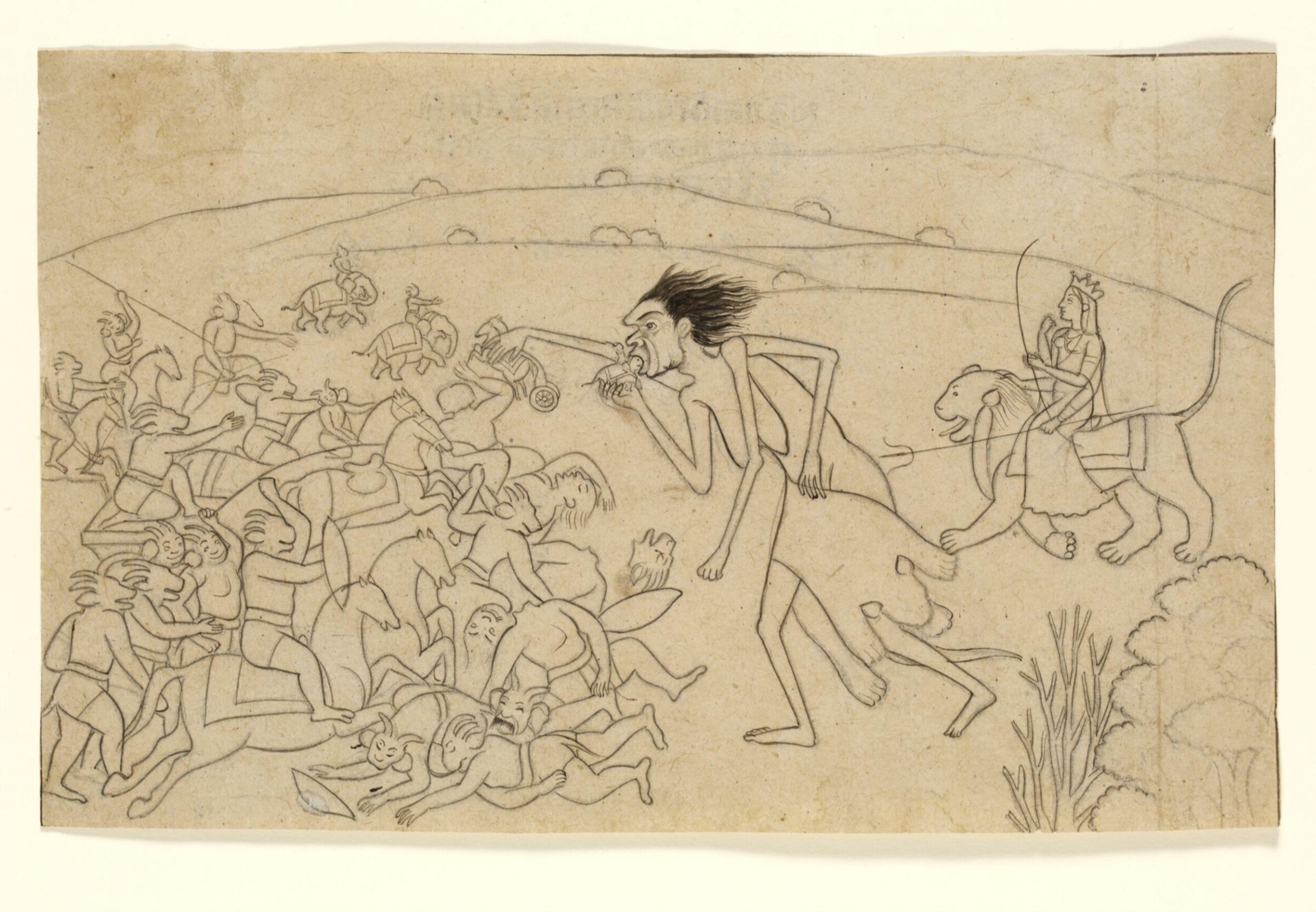 Kali and Durga, ca. 1760