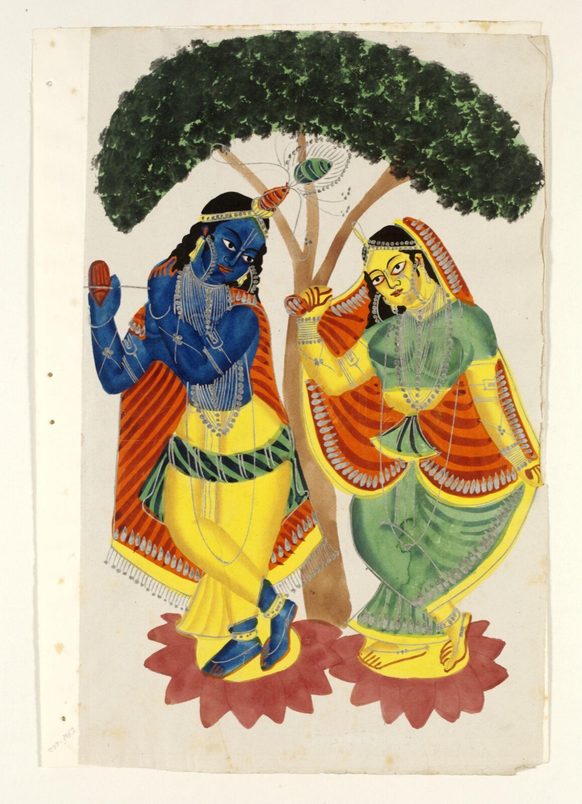 Krishna and Radha, ca. 1865 - ca. 1870