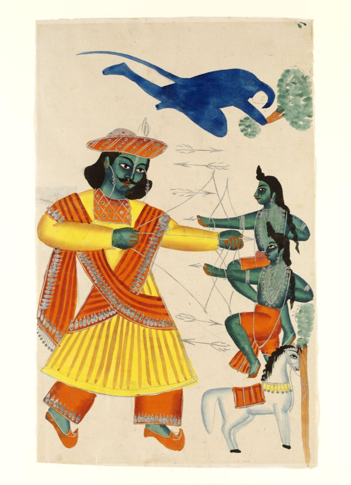 Rama, Kusha and Lava, ca. 1865 - ca. 1870