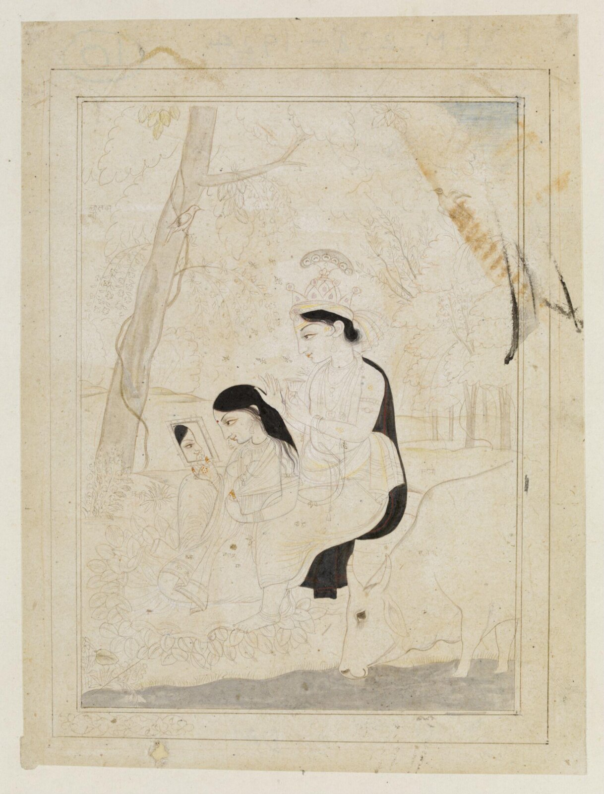 Krishna and Radha, early 19th century