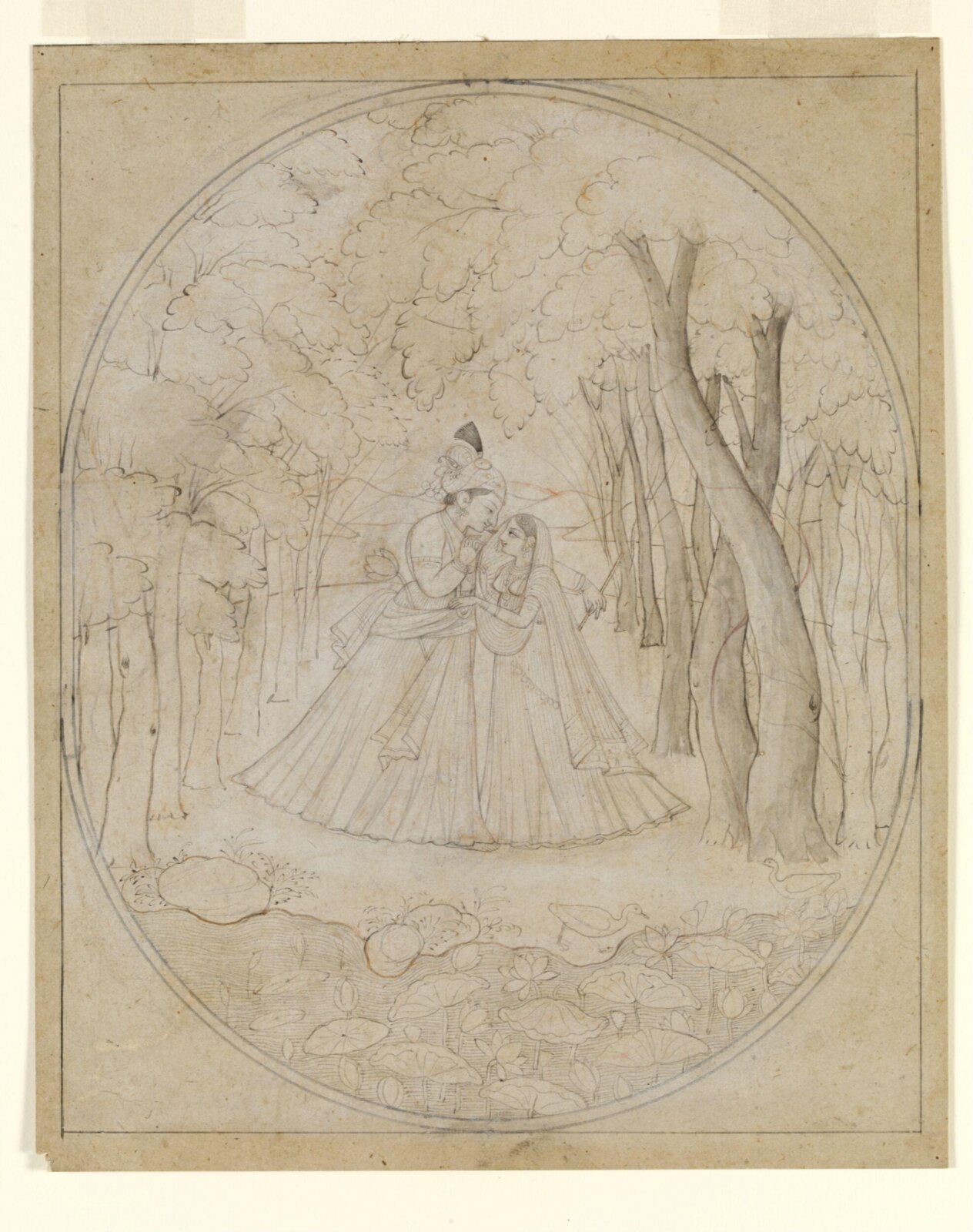 Radha and Krishna, 18th century