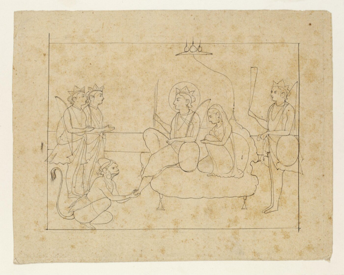 Unknown, Rama, Sita and Hanuman