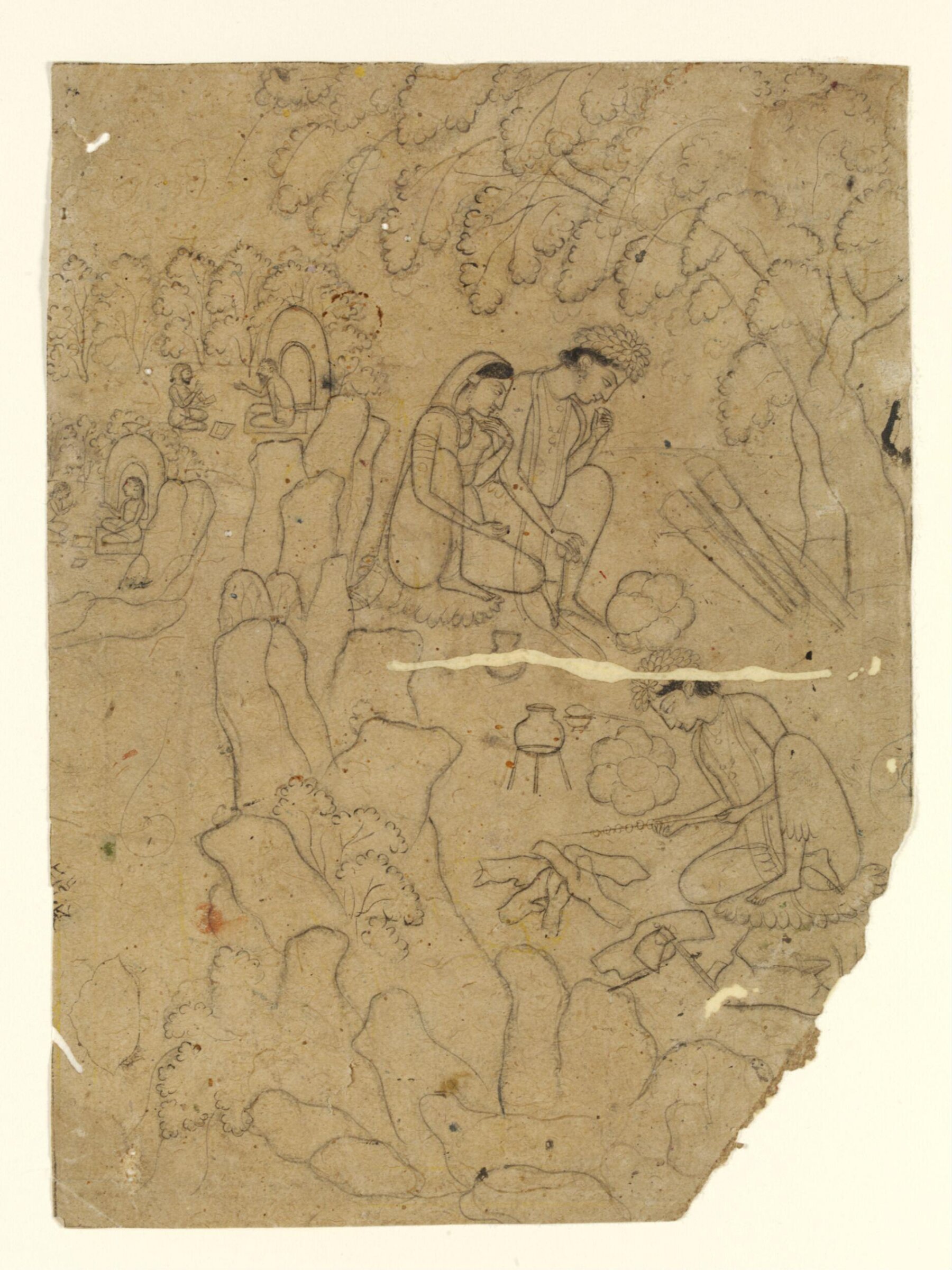 Lakshman, Rama and Sita, 19th century