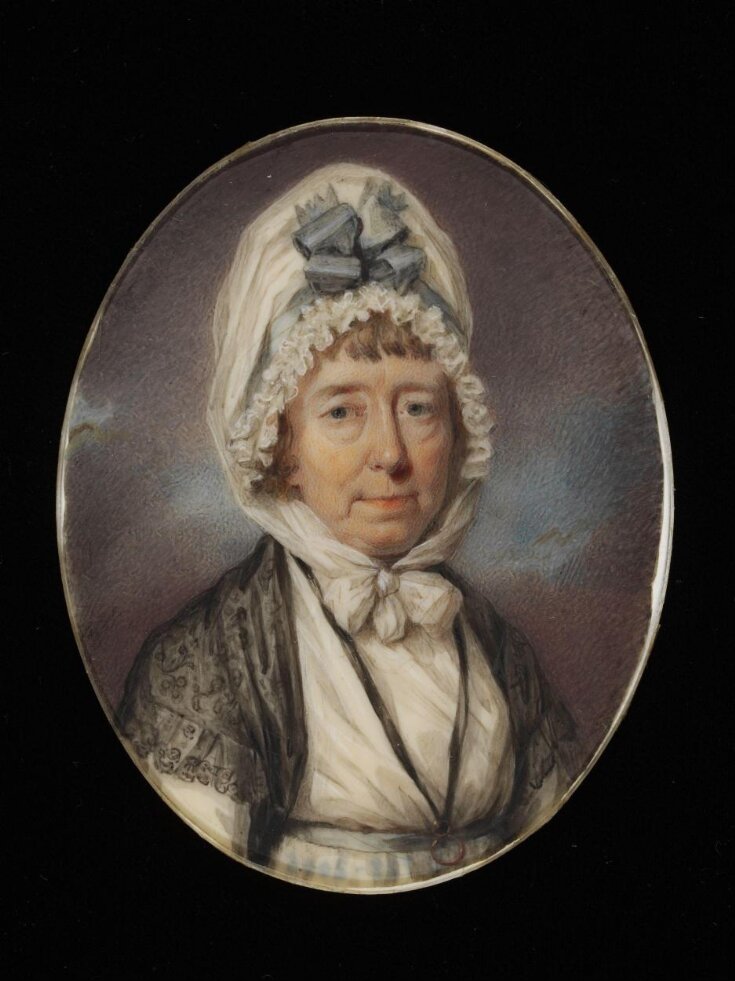 Portrait miniature of Juliet Anne Roberts, born Cozens (c.1755-c.1837) top image