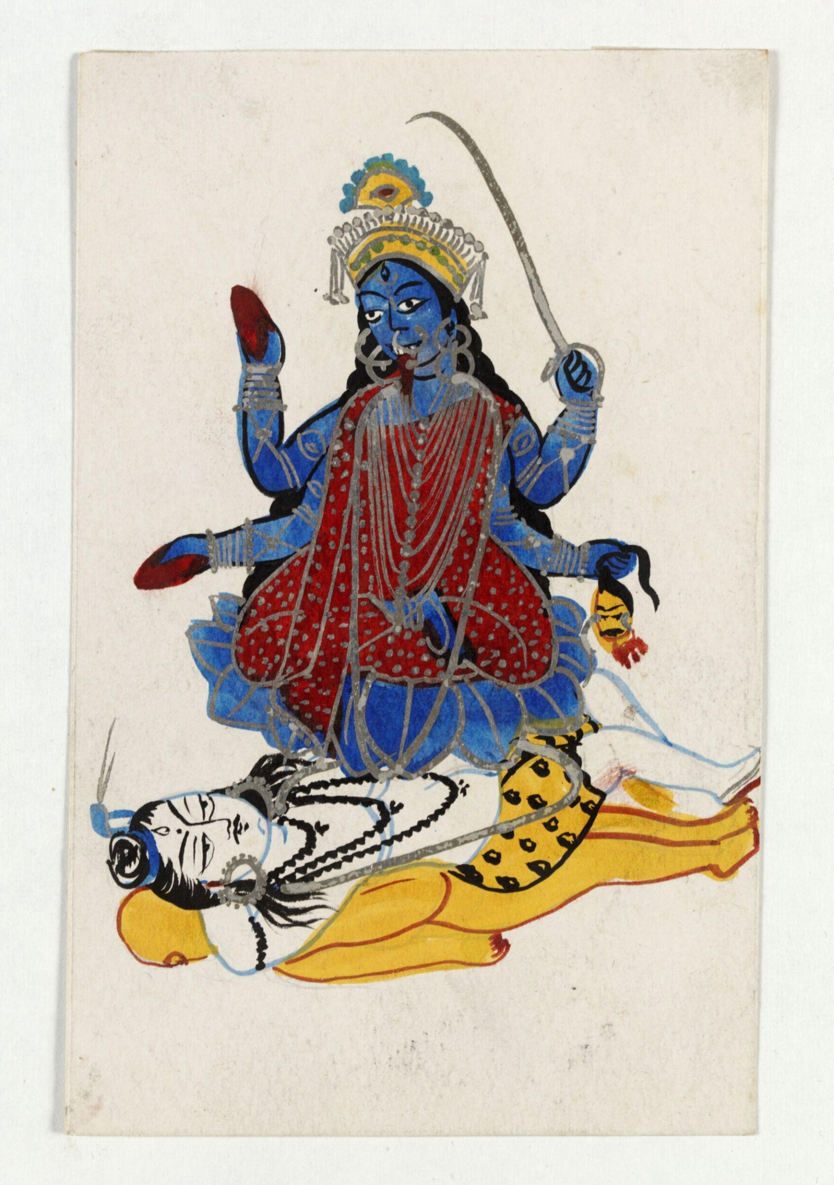 Kali and Shiva, ca. 1890