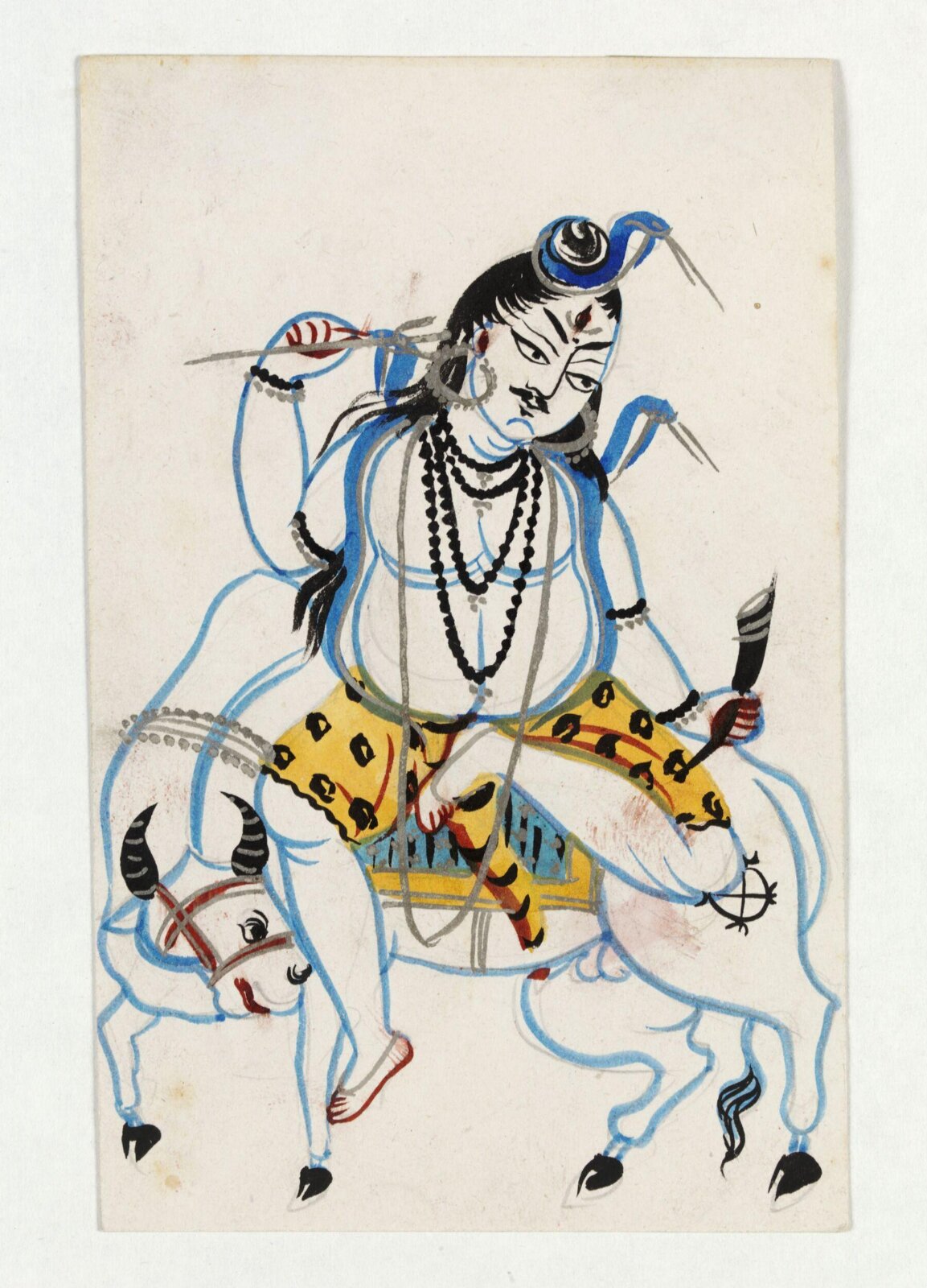 Shiva and Nandi, ca. 1890