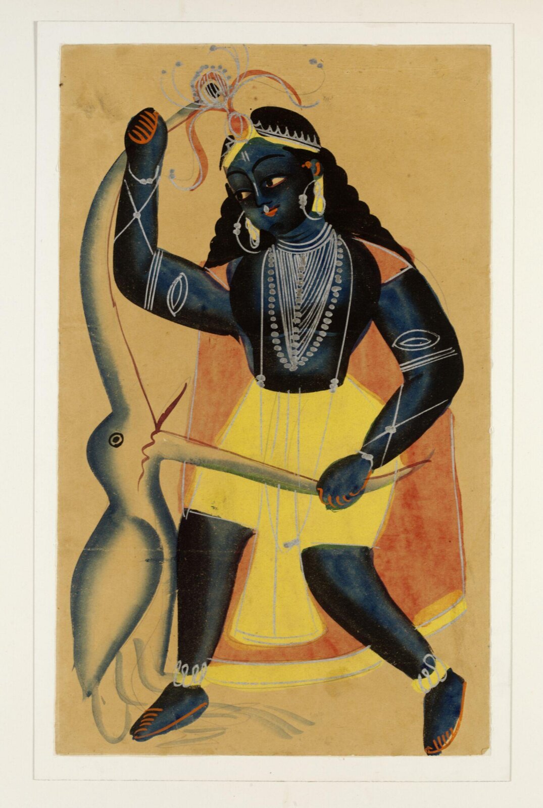 Krishna and Bakasura, ca. 1885