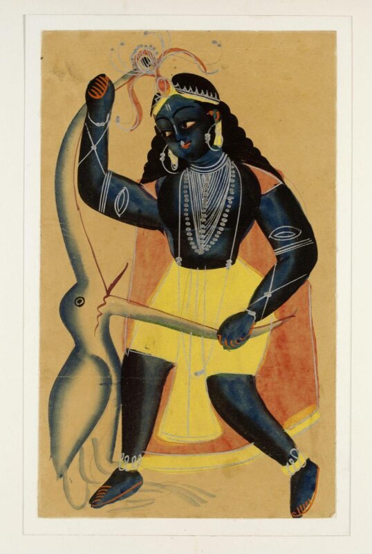 Krishna and Bakasura