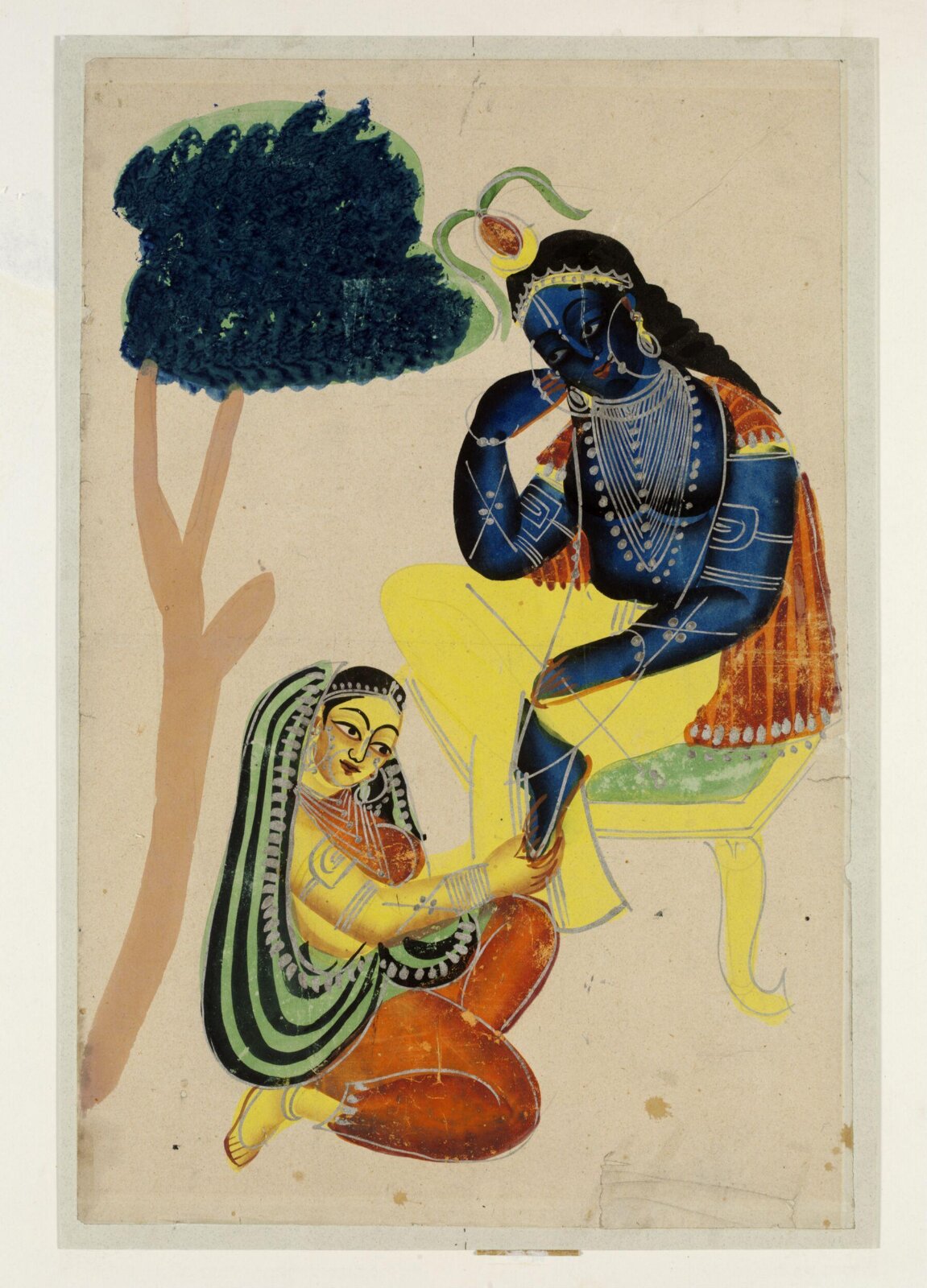 Radha and Krishna, ca. 1880
