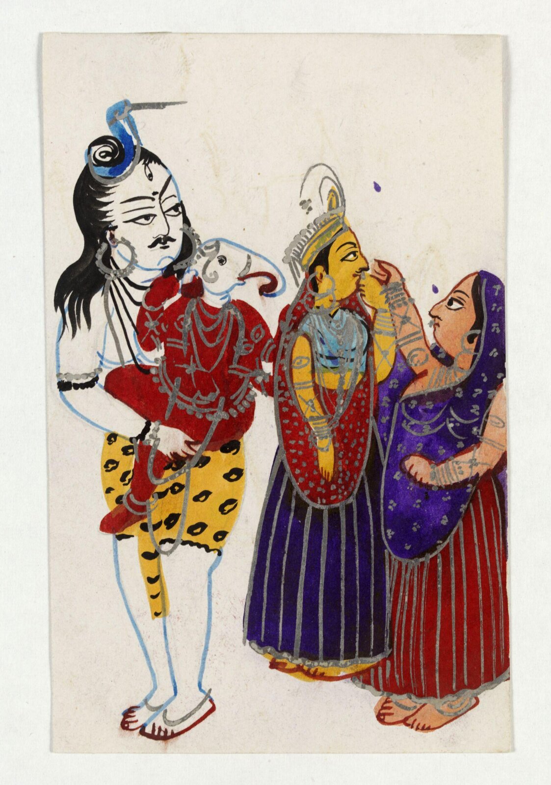 Devi, Shiva and Ganesha, ca. 1890