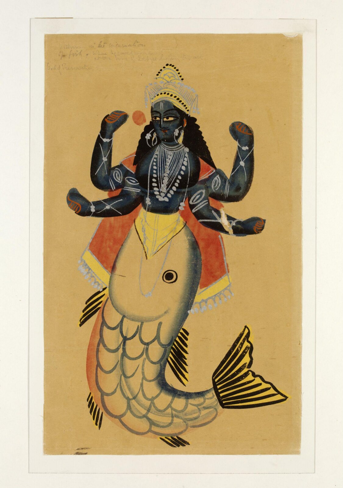 Vishnu as Matsya, ca. 1885