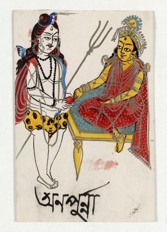 Durga as Annapurna