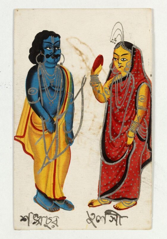 Sankhachur and Tulsi