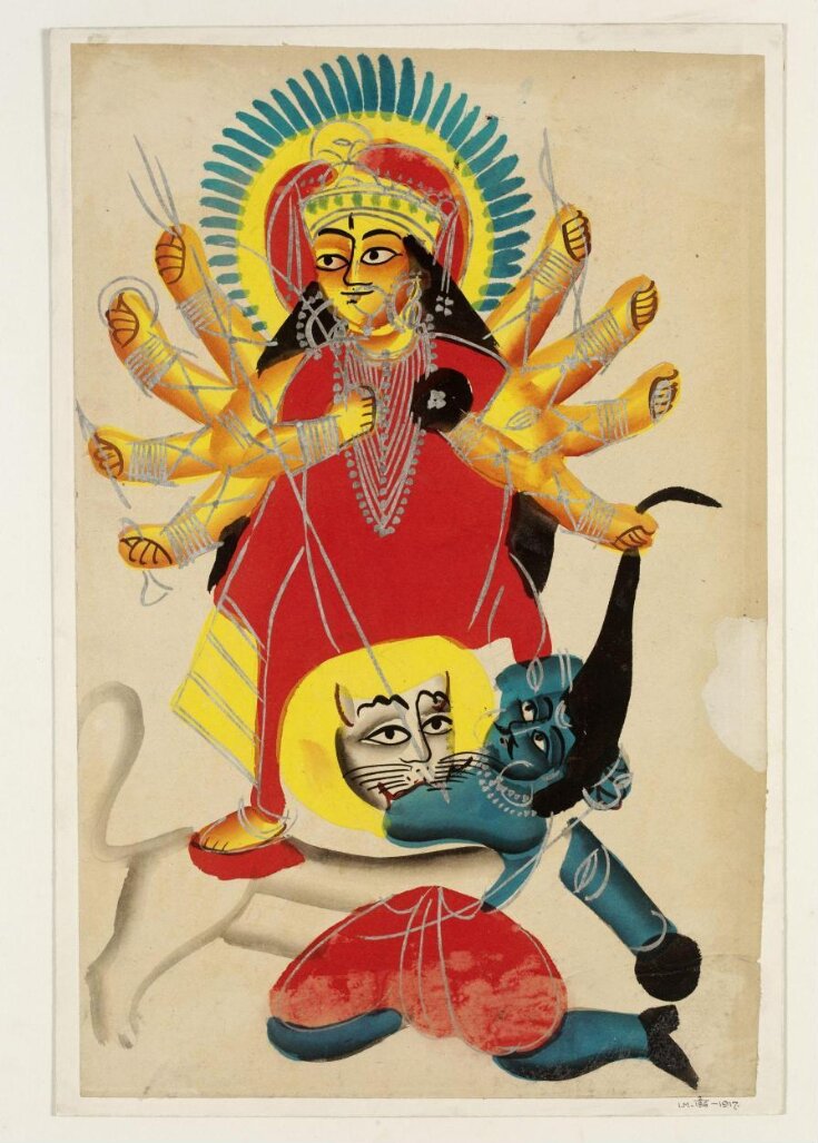 Durga and Mahishasura top image