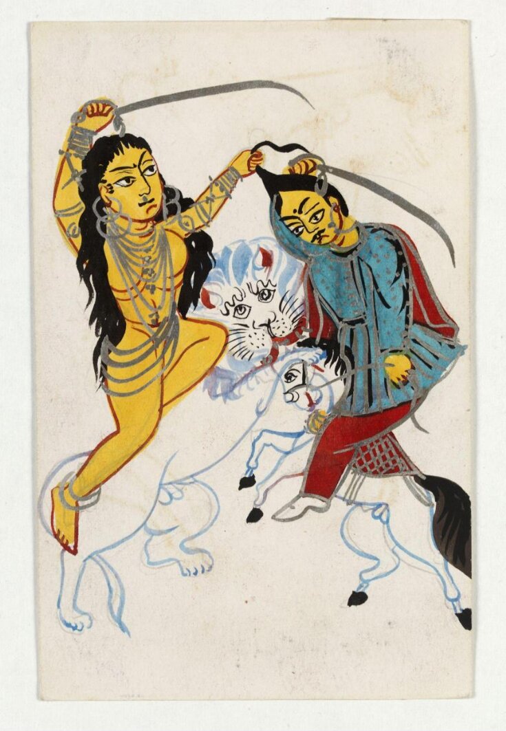 Durga and Nisumbha top image
