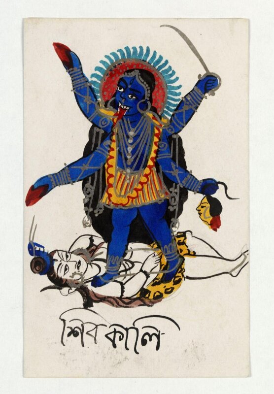Kali and Shiva