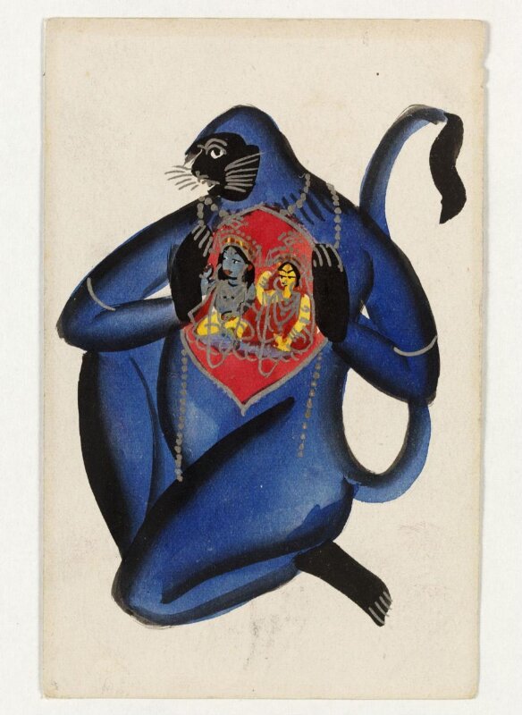 Hanuman, Rama and Sita