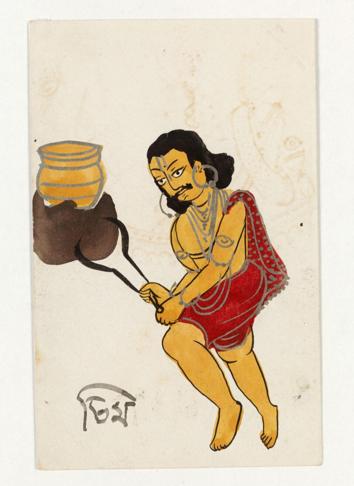 Bhima and King Virata, ca. 1890