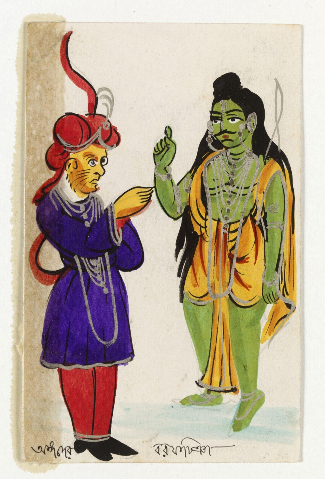 Angada and Rama, ca. 1890