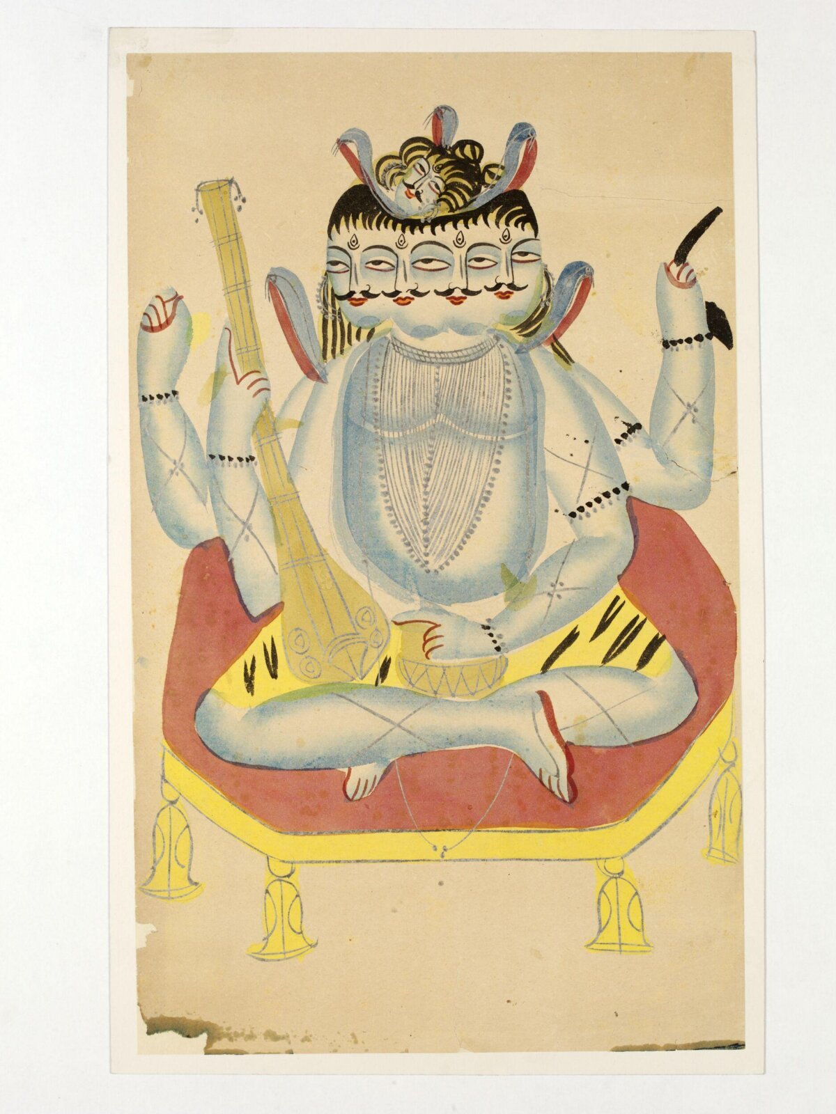Shiva Panchanan, ca. 1890