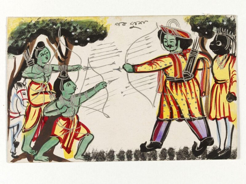 Lava, Kusha and Hanuman