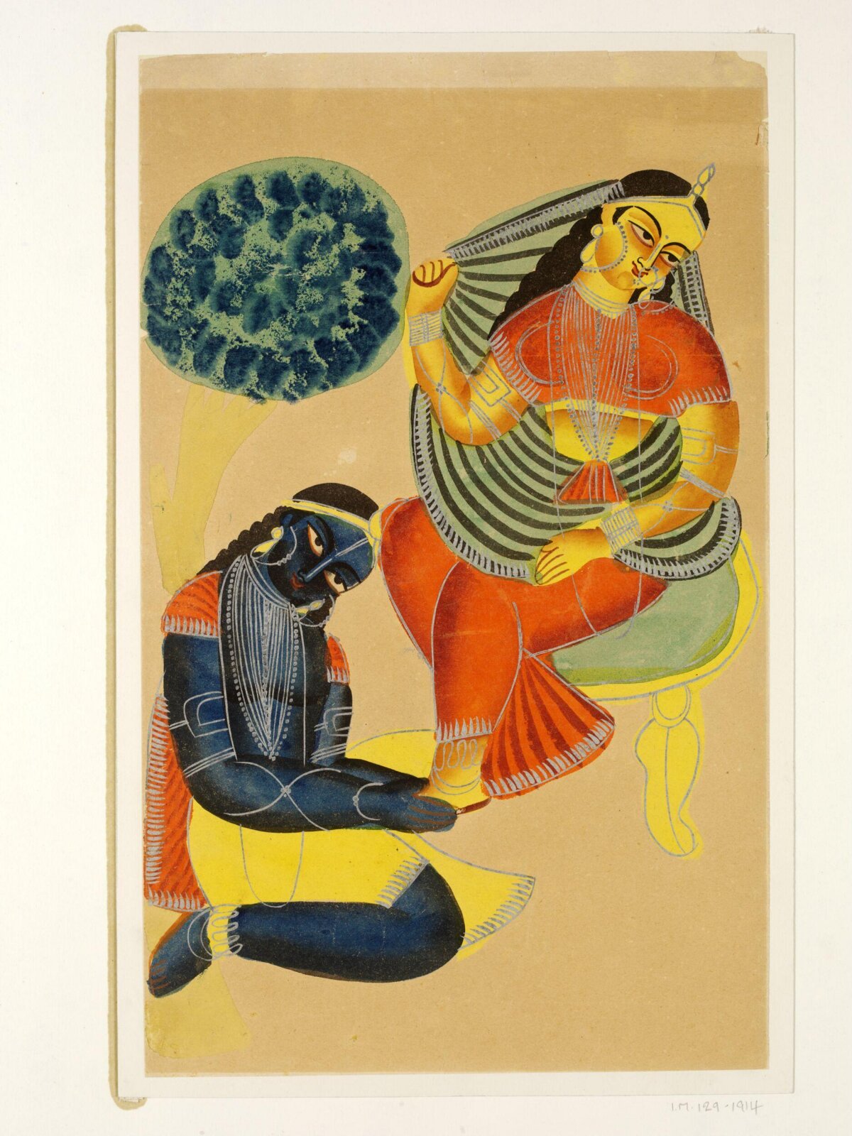 Krishna and Radha, 1885-1930