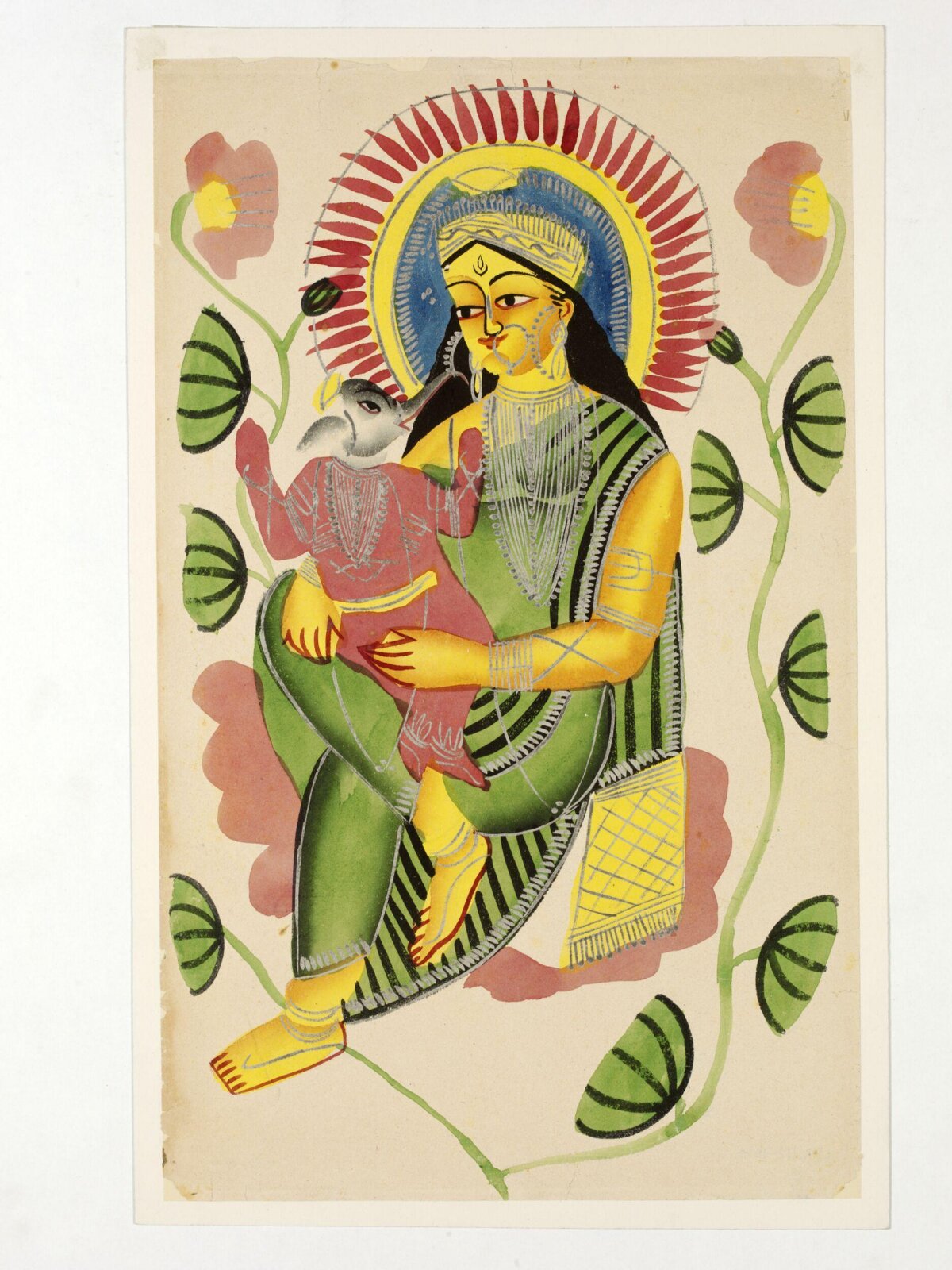 Kamala Kamini and Ganesha, ca. 1890