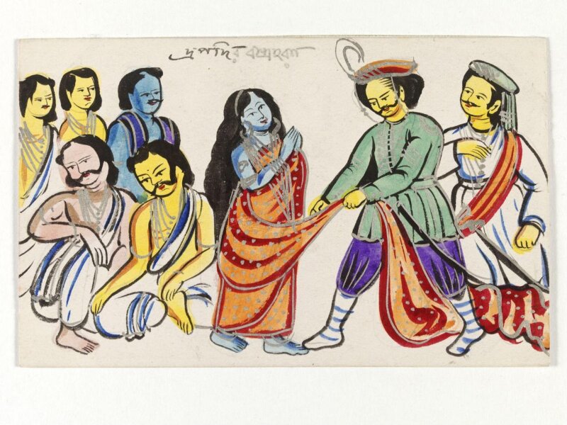 Duhshashana and Draupadi