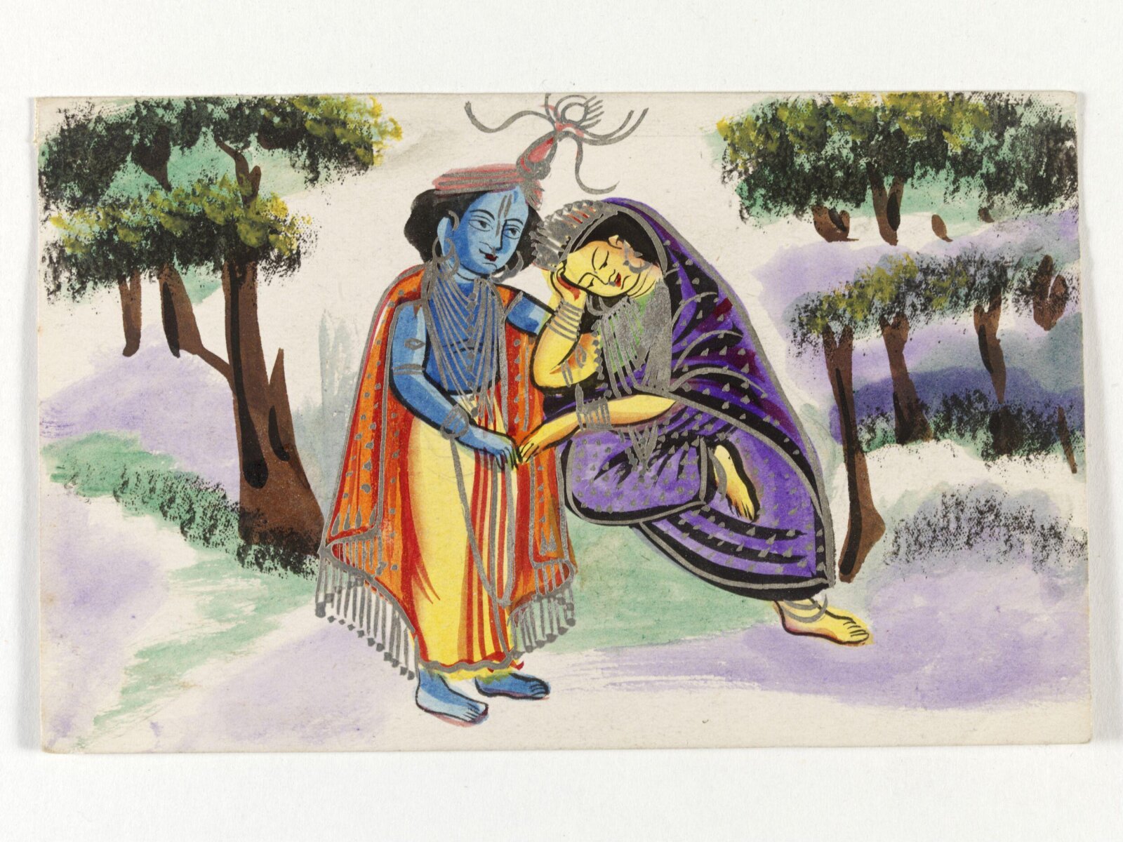 Viraja and Krishna, ca. 1890