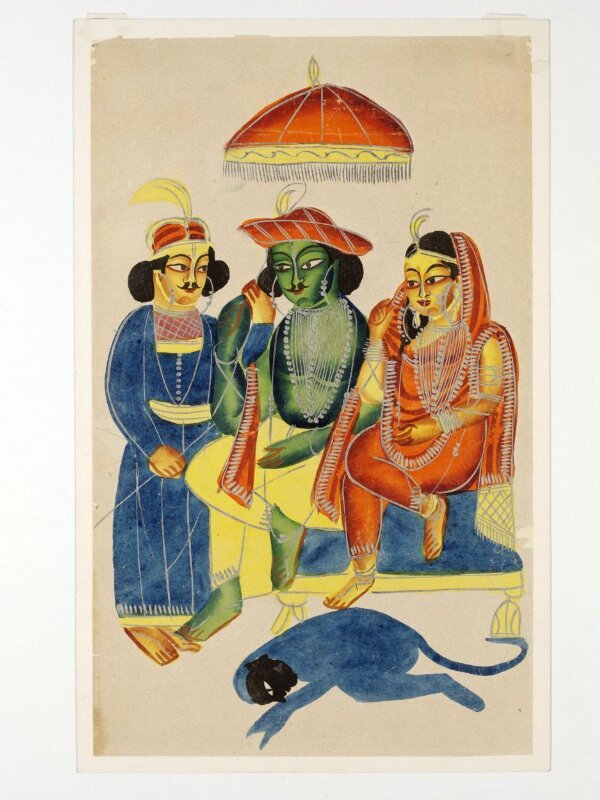 Hanuman, Rama, Sita and Lakshmana