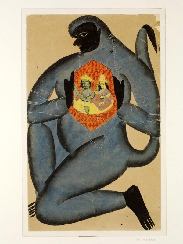 Hanuman, Rama and Sita