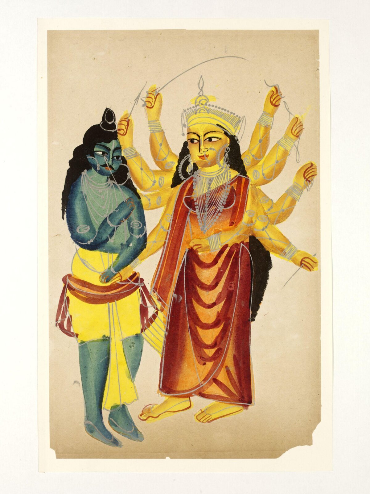 Rama and Durga, ca. 1890