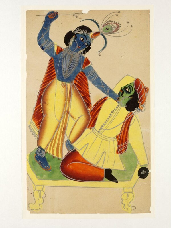 Krishna and Kamsa