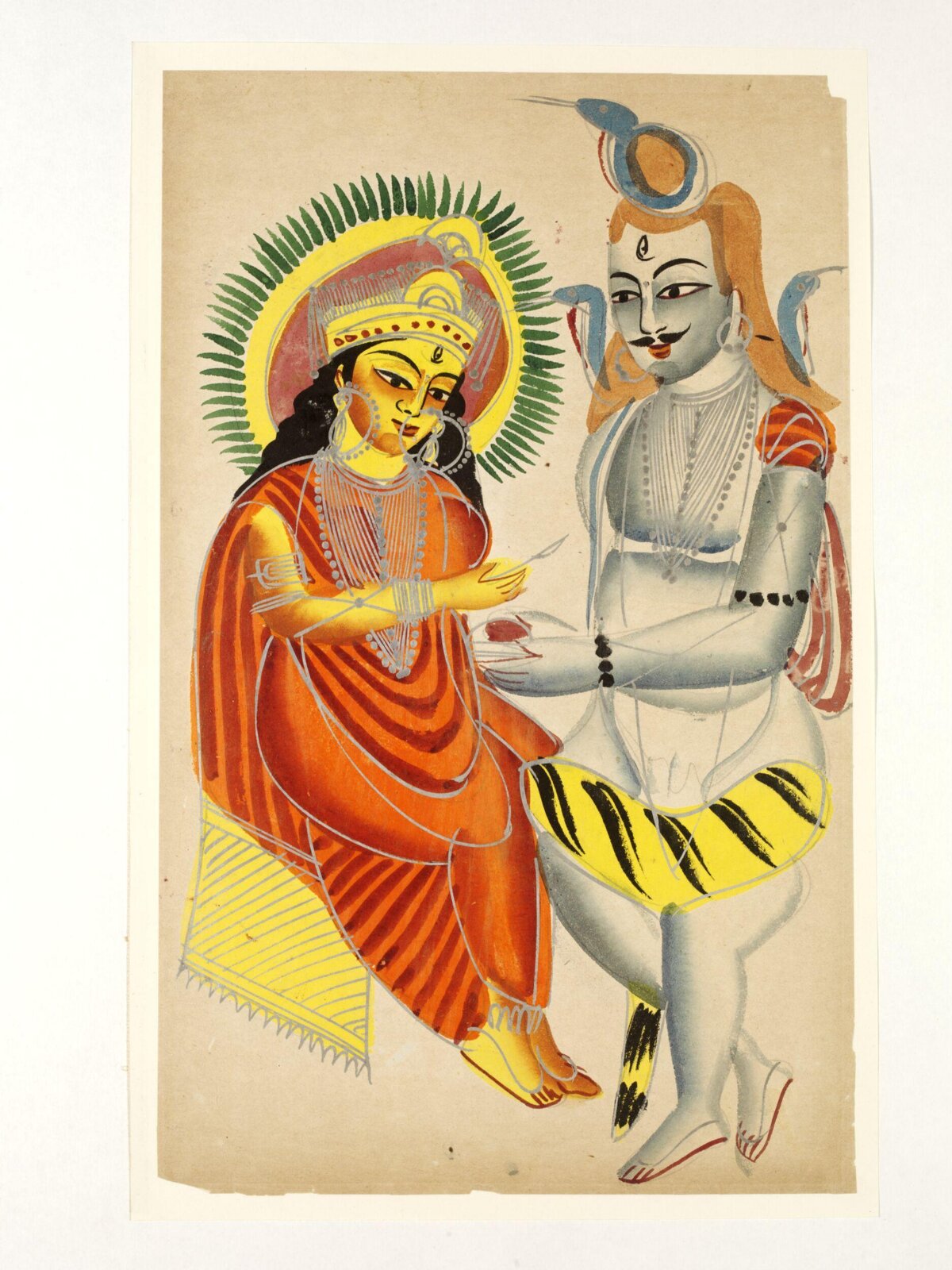 Annapurna and Shiva, ca. 1890
