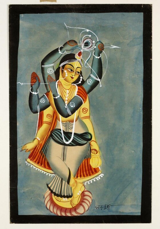 Chaitanya as Rama and Krishna