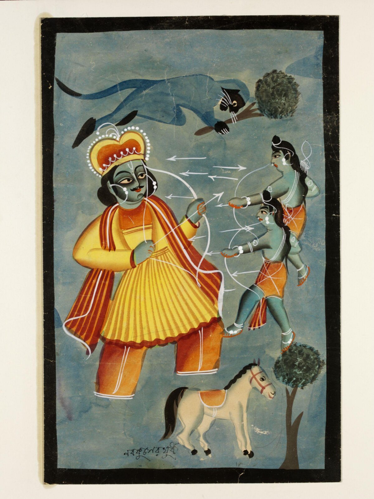 Rama, Lava and Kusha, ca. 1885