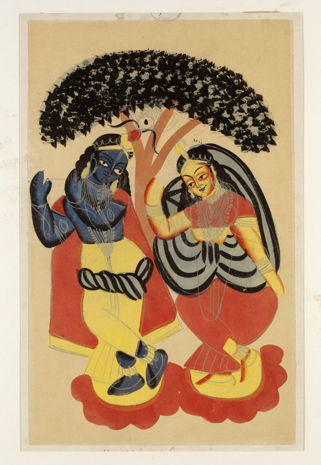 Radha and Krishna, ca. 1885