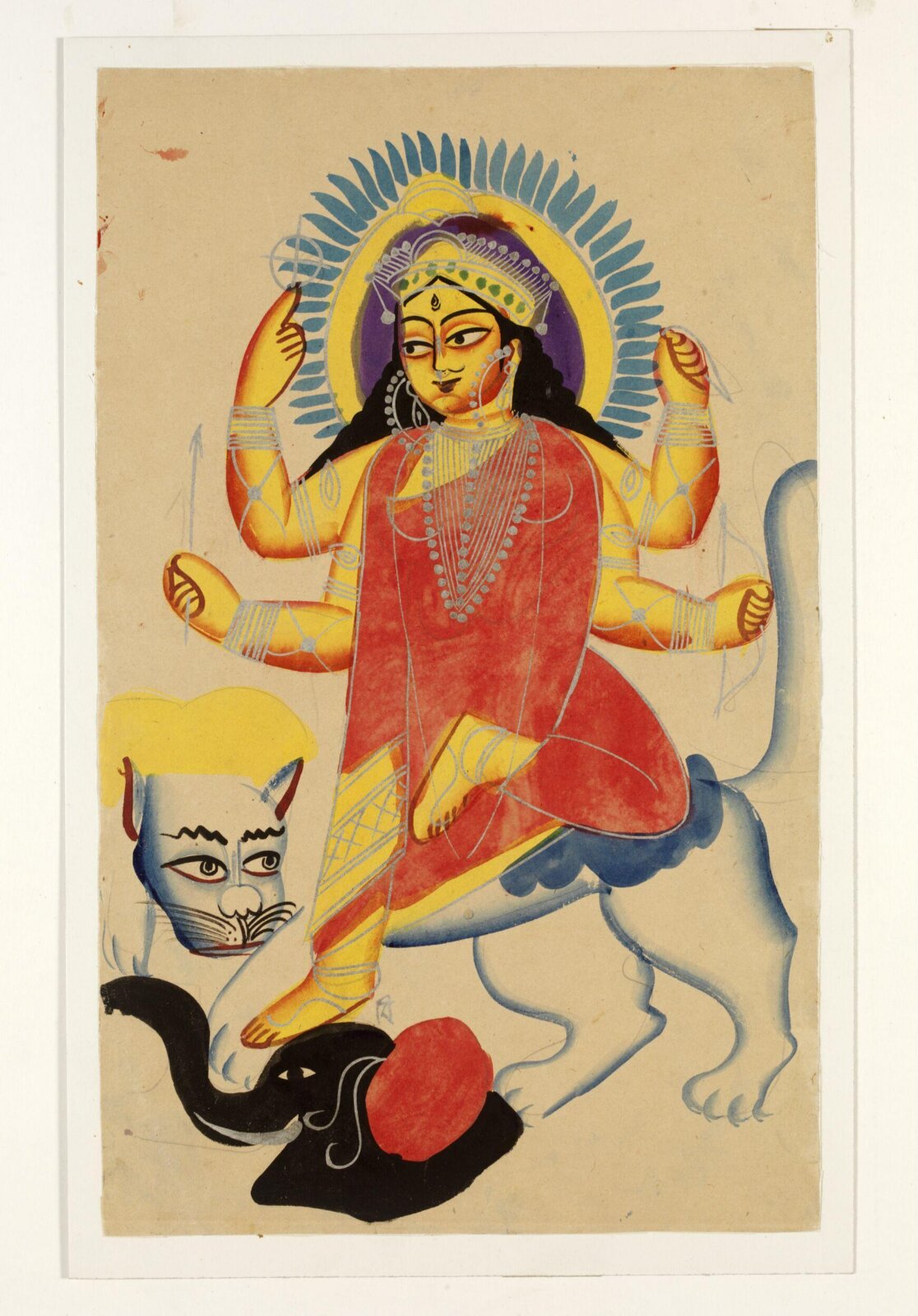 Durga and Jagaddhatri, ca. 1885