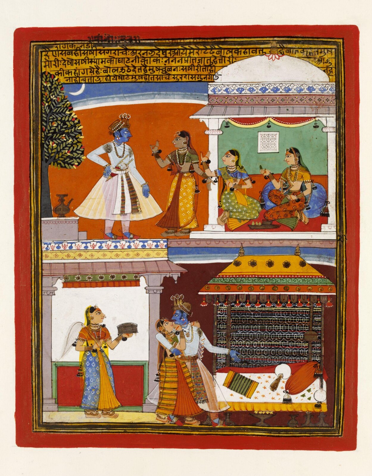 Krishna and Radha, ca. 1655-60
