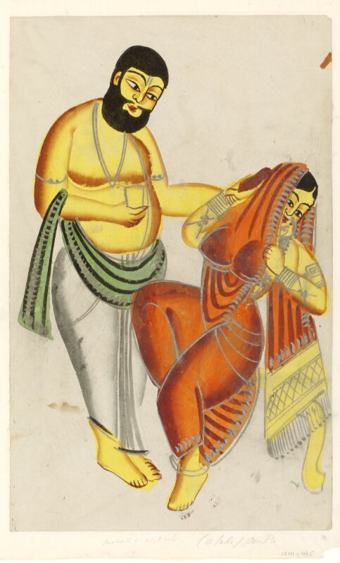 Elokeshi and Madhavchandra Giri (the Mahant)