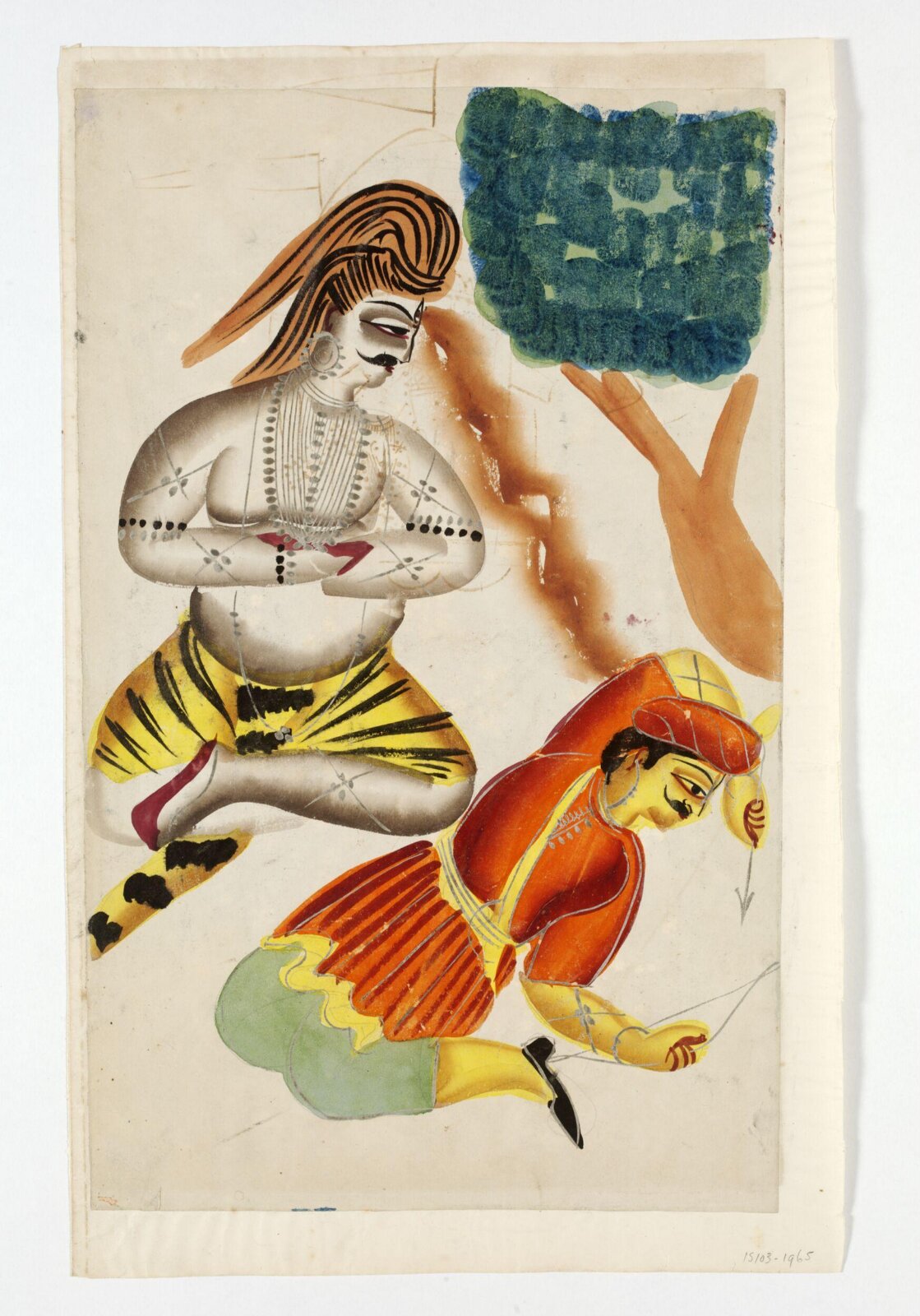 Shiva and Kama, ca. 1880