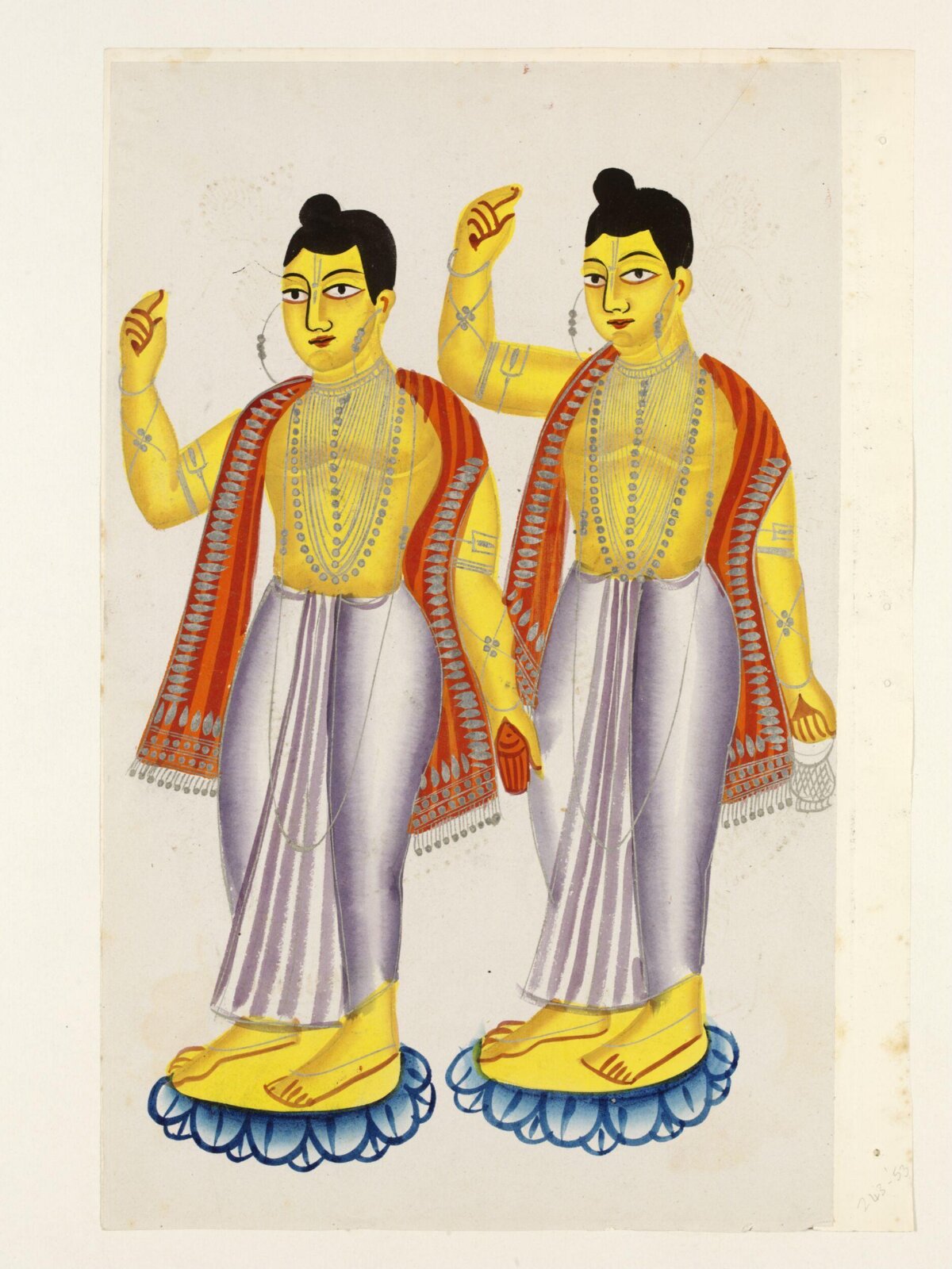 Nitai and Gaur, ca. 1865 - ca. 1870