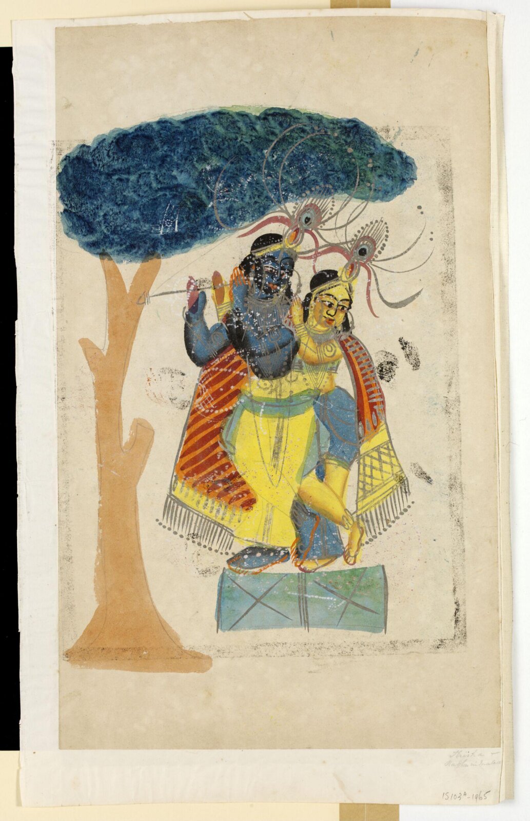 Radha and Krishna, ca. 1880